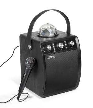 TECHNAXX MUSICMAN DISCO REPRODUKTOR + MIKROFON, BT, MICROSD, USB, AUX-IN, FM, 4000MAH, CIERNY(BT-X5) vystavený kus