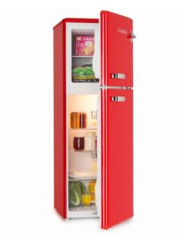 KLARSTEIN AUDREY CHLADNICKA S MRAZNICKOU, 90L/39L, RETRO, CERVENA