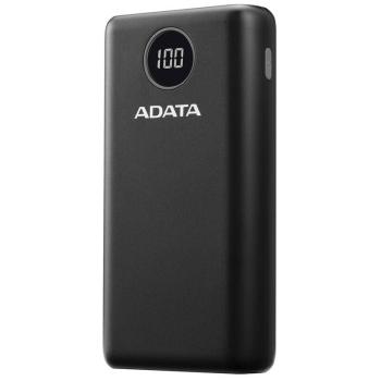 ADATA P20000QCD POWER BANK 20000MAH CIERNA