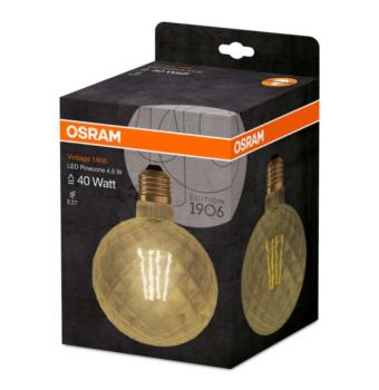 OSRAM VINTAGE 1906 LED CL PINECONE FIL GOLD 40 NON-DIM 4,5W/825 E27