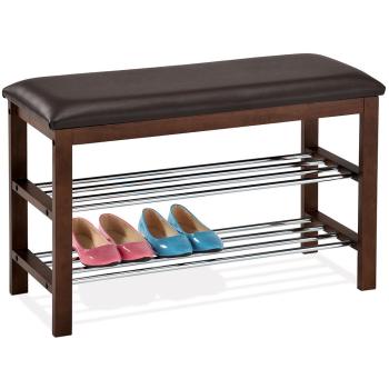 AUTRONIC 83168-06 WAL BOTNIK/LAVICA, DREVO ORECH, CHROM, KOZENKA HNEDA