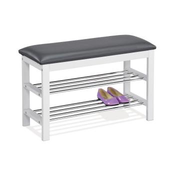 AUTRONIC 83168-06 WT BOTNIK/LAVICA, BIELE DREVO, CHROM, KOZENKA CIERNA