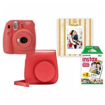 FUJIFILM INSTAX BOX BIG MINI 9 POPPY RED