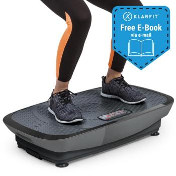 KLARFIT VIBE 3DX, VIBRACNA PLOSINA, 2 X 250 W, 3 REZIMY, 3DX DUALMOTOR, CIERNA, 10033231