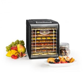 KLARSTEIN FRUIT JERKY 9 SUSICKA OVOCIA, CASOVAC, 9 POLICIEK, 600-700W, CIERNA FARBA, 10031936