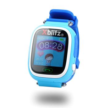XBLITZ KIDS WATCH GPS LOVEME INTELIGENTNE HODINKY PRE DETI, MODRE