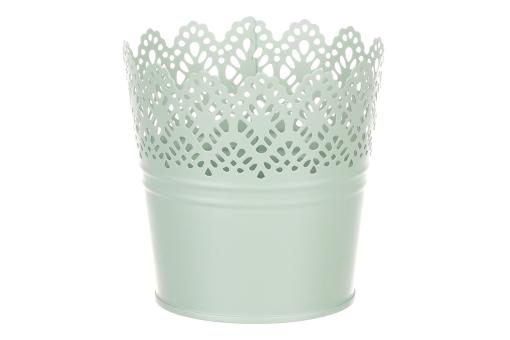 AUTRONIC KK087 GRN Obal kovový, krajkový okraj, zelená barva.