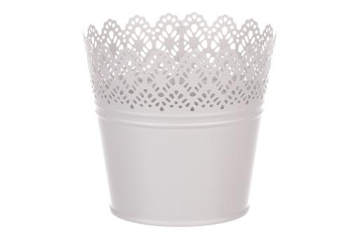 AUTRONIC KK088 GREY Obal kovový, krajkový okraj, šedivá barva.