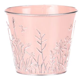 AUTRONIC OK6350-PINK Obal na květiny kovový - barva růžová.