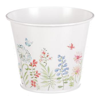 AUTRONIC OK6375-S Kovový obal na květiny, květinový design.