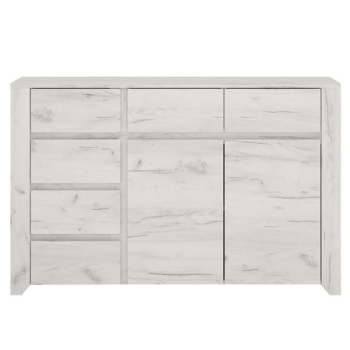 KONDELA ANGEL KOMODA TYP 42, BIELA CRAFT