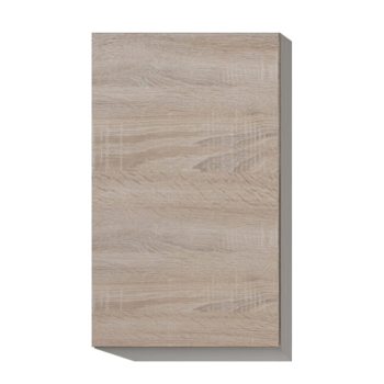 KONDELA Skrinka horná G 40, dub sonoma/biela, pravá, LINE