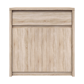 KONDELA Komoda 2D1S, dub sonoma, NORTY TYP 9