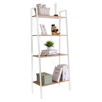 KONDELA THEA REGAL, 4-POLICOVY, DUB/BIELA