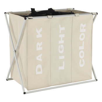 KONDELA LAUNDRY NEW TYP 3 LATKOVY KOS NA BIELIZEN, SIVOBEZOVA