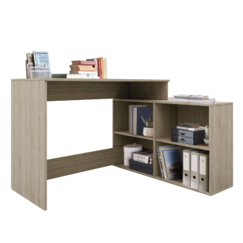 KONDELA KORNER NEW PC STOL, DUB SONOMA, UNIVERZALNY