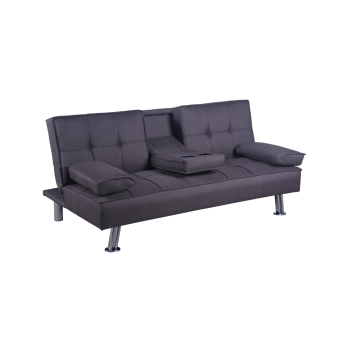 KONDELA Rozkladacia pohovka, hnedá, GOLDIA NEW