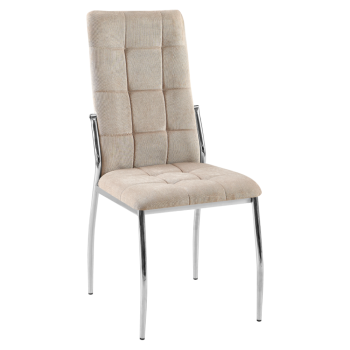 KONDELA Stolička, hnedá látka/kov, ADORA 2 NEW