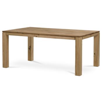 AUTRONIC DS-F180 DUB Stůl jídelní 180x90 cm, masiv dub, povrchová úprava olejem, nohy 8x8 cm