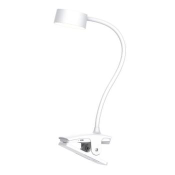 SOLIGHT WO3001-W LED STOLNA NABIJACIA LAMPICKA, 2W, 210LM, 3CCT, BIELA, CLIP vystavený kus