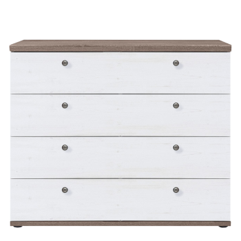 KONDELA Komoda, borovica canyon/dub sonoma trufel, TEINA KOM4S