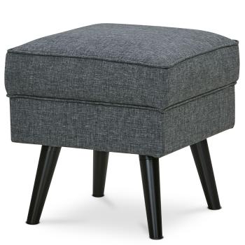 AUTRONIC AK-A1316 GREY2 Taburet, šedá látka, nohy buk