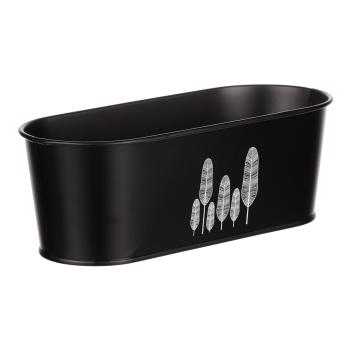 AUTRONIC KK099 BK Truhlík kovový s peříčky, barva černá.