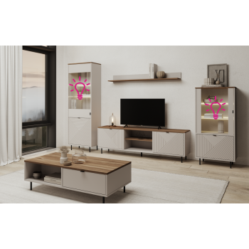 KONDELA LED osvetlenie, 2-klipové, biela, EYCO