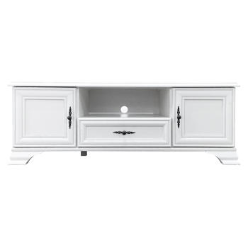 KONDELA TV stolík, alpská biela, KENTAK RTV2D1S