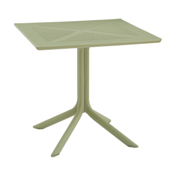 KONDELA Záhradný stôl, zelená, DENTON NEW