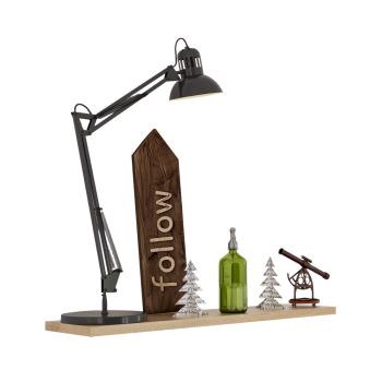 KONDELA Polica, dub sonoma, FEDOR