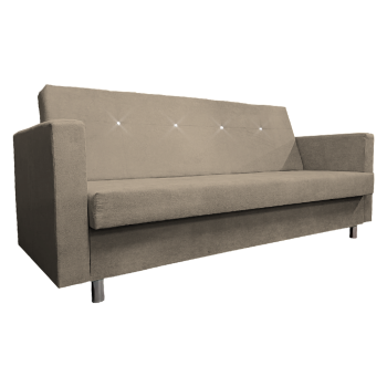 KONDELA Rozkladacia pohovka, sivobéžová Taupe, LILANA