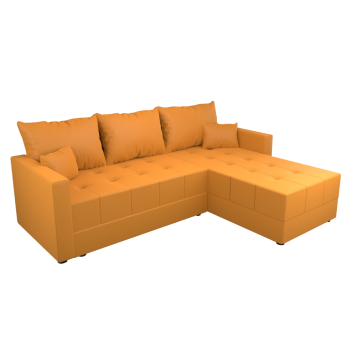 KONDELA Univerzálna sedacia súprava, horčicová, DUAN ROH