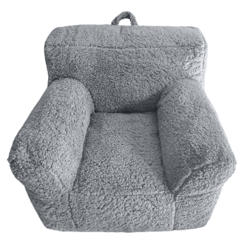 KONDELA Sedací vak, svetlosivá, JAMO