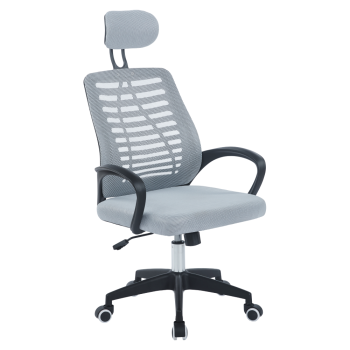 KONDELA Kancelárske kreslo, sivá/čierna, EDRED