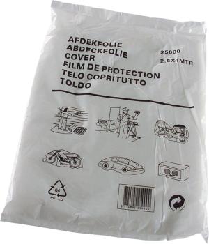 Fólia priesvitná zakrývacia, 4x12,5m, hrúbka 0,007mm