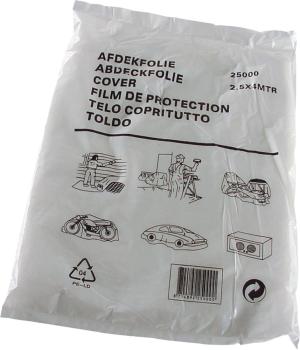 Fólia priesvitná zakrývacia, 4x5m, hrúbka 0,018mm