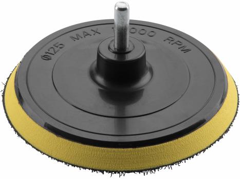 Tanier unášací so suchým zipsom so stopkou, Ø125mm, pevný