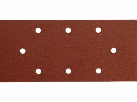 Brúsny papier na suchý zips 10ks, 8 otvorov, 93x190mm, P120