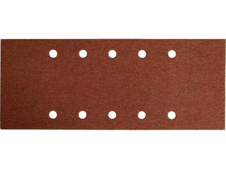 Papier brúsny 115x280mm, 10ks, P120, 10 otvorov