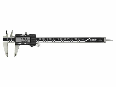 Meradlo posuvné digitálne, 200mm, rozlíšenie 0,01mm, presnosť 0,04mm