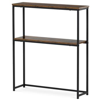 AUTRONIC CT-G1082 OLW Konzolový stolek s policí, 70x20x82 cm, dekor staré dřevo