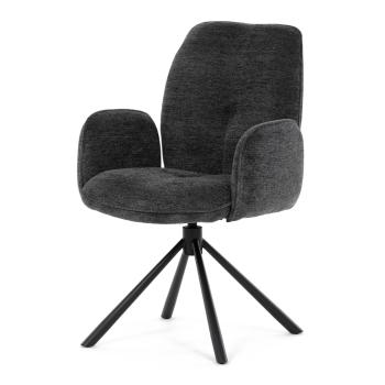 AUTRONIC DCH-D1330 BK2 Jídelní židle, černá, hladká látka, DCH-D1330 BK2