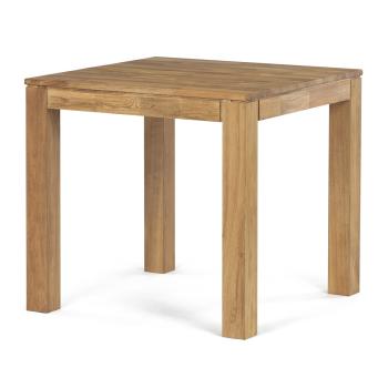 AUTRONIC DS-H080 DUB Jídelní stůl 80x80x75 cm, masiv dub bílý, povrchová úprava olejem, nohy 8x8 cm