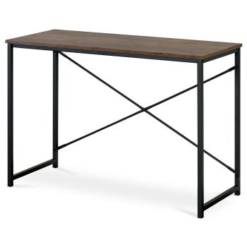 AUTRONIC GD-504 OLW Stůl pracovní, MDF, dekor staré dřevo, černý kov
