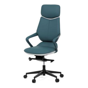 AUTRONIC KA-T8426 GRN Kancelářské křeslo, zelená ekokůže, houpací mechanismus s aretací ve 4 polohác