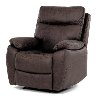 AUTRONIC TV-4094 BR3 TV a relaxační křeslo s elektrickým ovládáním, potah hnědá látka v dekoru vinta