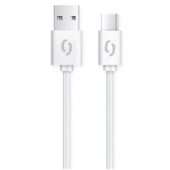 ALIGATOR DATOVY KABEL 2A, USB-C BIELY