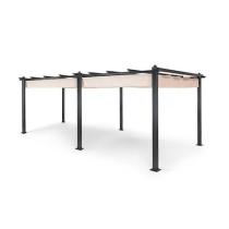 BLUMFELDT PANTHEON PERGOLA PRISTRESOK 3 X 6 M HLINIK STRIESKA PROTI SLNKU POLYESTER BEZOVA 10031884