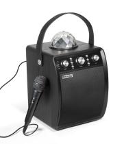 TECHNAXX MUSICMAN DISCO REPRODUKTOR + MIKROFON, BT, MICROSD, USB, AUX-IN, FM, 4000MAH, CIERNY(BT-X5) vystavený kus